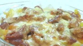 Мясная запеканка домашний  видео рецепт