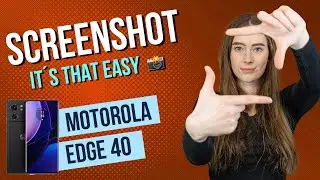 Motorola edge 40 - How to take a Screenshot • 📱 • 📸 • 🖼 • | Tutorial
