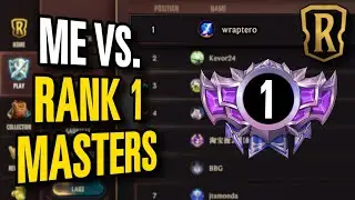 I Faced the RANK 1 MASTERS PLAYER in Legends of Runeterra