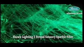 Multicolor multifunction sensory sparkle fiber optic light kit