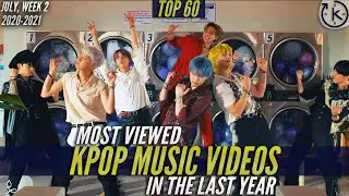 [Top 60] Most Viewed Kpop Music Videos Released In The Last Year | July, Week 2 (2020-2021)