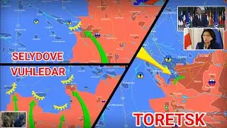 The Russian offensive continues on the southern fronts | Ukrainians counterattack in Toretsk