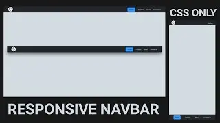 How to make a Responsive Navigation Bar with Pure CSS | Bottom Navigation Menu with Pure CSS