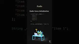 Radio button widget in flutter | flutter Widgets (Part 13)