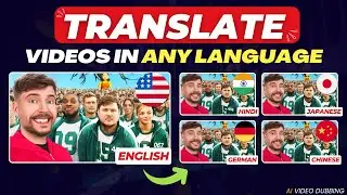 🤯 How to translate Videos into Multiple Languages with ✨ AI | Video Dubbing 