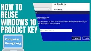 How to Reuse a Windows 10 Product Key