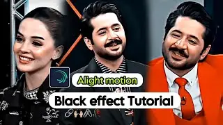 Alight Motion video editing | Black effect | TikTok Trend | Alight motion tutorial