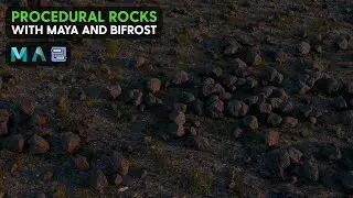 Procedural rocks with Maya and Bifrost