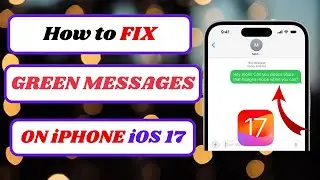 how to fix green messages on iphone|why my messages green on iphone|2024