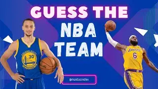 Guess the NBA Sports Team by Scrambled Names Quiz Game