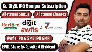 Go Digit IPO Allotment | RVNL Share Q4 Result & Dividend | IPO GMP | Jayesh Khatri