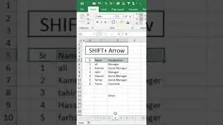 Excel Best Productivity Booster SHORTCUTS 