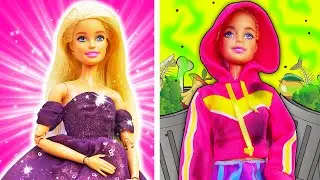 ¡La TRANSFORMACIÓN mágica de Barbie! Juegos con muñecas. Vídeos para niñas.