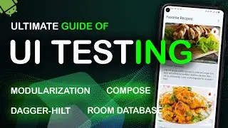 Master UI Testing for Android Apps: Jetpack Compose, Dagger Hilt, Room, MVVM