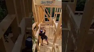 Как построить каркасный дом за одну минуту...)))