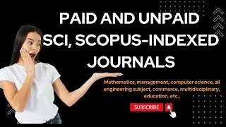 5 Best 2023 Scopus Indexed Journals | Unpaid and Paid Active Scopus Indexed Journals 