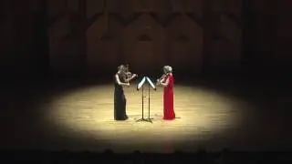 Retorica (Harriet Mackenzie, Philippa Mo - violins) Bach Invention no. 10, Seoul Arts Centre Encore