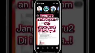 Threads, pesan instan dari instagram 