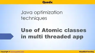 Java optimization Techniques - Use of Atomic classes