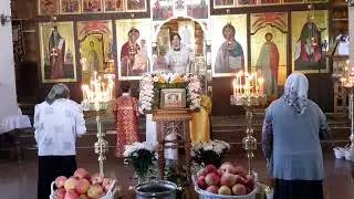 Праздник Преображения Господня в храме иконы Божией Матери "Всех скорбящих Радость" г. Саранска