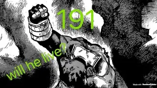My Hero Acadamia Chapter 191 Predictions