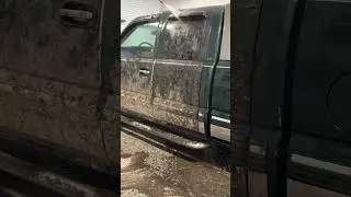 Muddy Exterior Gets Pressure Washed! 