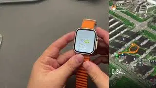 ULTRA MAX 2 Smart Watch- GPS Route Tracking Test.