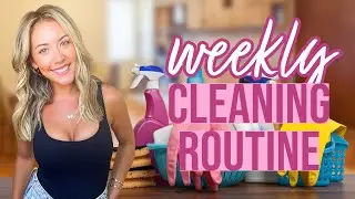 2024 WEEKLY CLEANING ROUTINE! HOME RESET CLEAN WITH ME! 