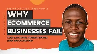 WHY ECOMMERCE BUSINESSES FAIL AND WHAT TO AVOID TO BOOST SALES. #ecommerce #onlinebusiness