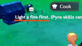How Tp Light a Fire 🔥 in Genshin Impact