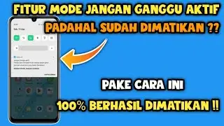 Cara menonaktifkan Mode jangan Ganggu di hp oppo | Nonaktifkan mode jangan ganggu