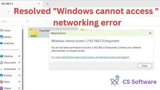 How to fix windows cannot access shared folder - Easy Solutions!