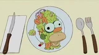 The Simpsons - Restaurant Couch Gag