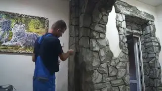 ДЕКОРАТИВНЫЙ  КАМЕНЬ  из  цемента.. отделочные  работы  мастер  Роман  Кузнецов.
