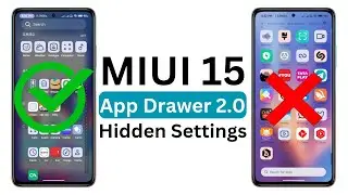 MIUI 15 Hidden App Drawer in App Vault ⚡ Install now in any Xiaomi Device 📱