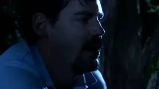 guy has diarrhea in the forest