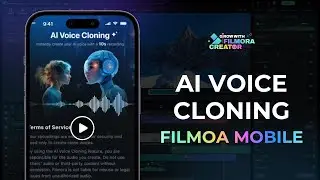 Ai Voice Cloning Feature On Filmora Mobile