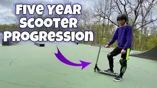 Roman Dellapena 5 Year Scooter Progression