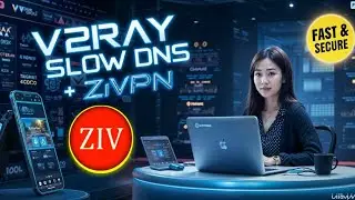 Set Up V2Ray Slow DNS on ZiVPN VPN | Fast & internet