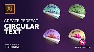 Creating Perfectly Aligned Circular Text in Illustrator for Professional Designs for Logos & Badges