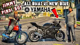 Jimmy Pindi Boy | Ali Bhai New Bike | YAMAHA R6 | PAK Wolf Gamer