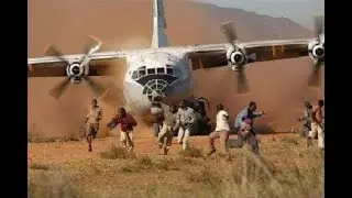 Страшная и одновременно красивая посадка самолета A terrible and at the same time beautiful landing
