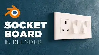 How to Create Socket Board in Blender 3D