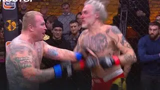 Бой Джигурда vs Шпак. Разбил лицо Шпаку. Кадры после боя
