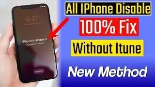 How To Unlock Any iPhone Disabled Without itunes And Bypass | iPhone Disabled Connect to iTunes 2024