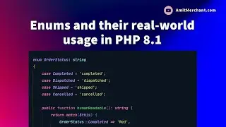 Enums and their real-world usage in PHP 8.1