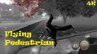 Flying pedestrian Gets destroyed in slow motion. Mafia 2 Definitive Edition
