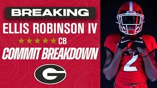 Georgia Bulldogs land FIVE STAR Ellis Robinson, the No. 1 ranked CB in 2024 | UGA recruiting