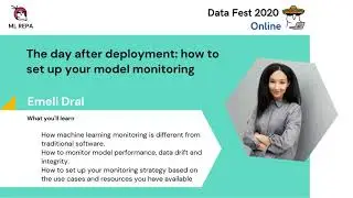 Emeli Dral: The day after deployment: how to set up your model monitoring