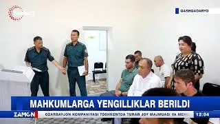 Mahkumlarga yengilliklar berildi
